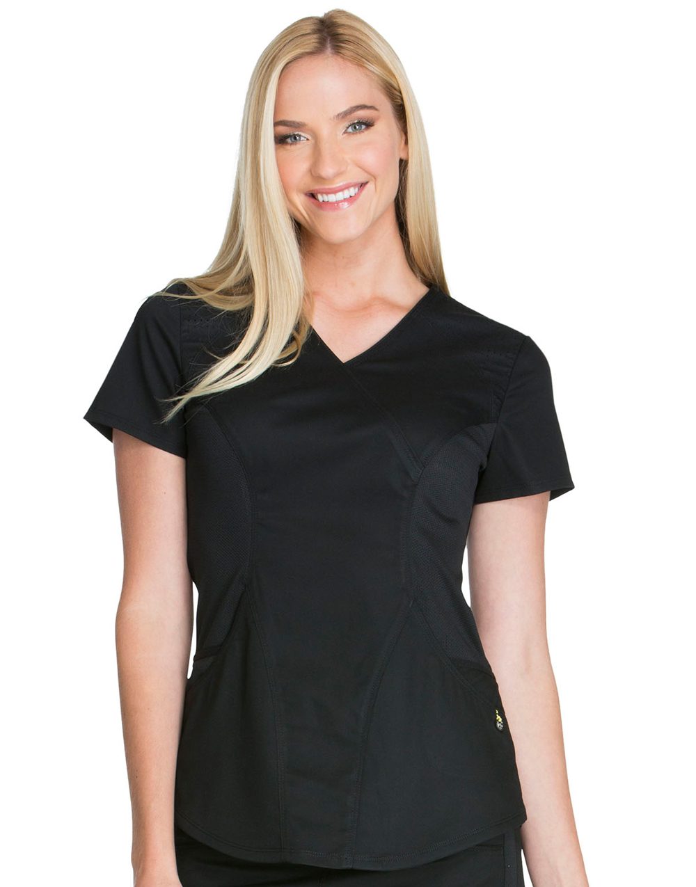 A Contemporary fit Mock Wrap Top
