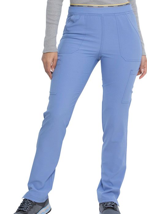 Womens Mid Rise Tapered Leg Pull-on Cargo Pant