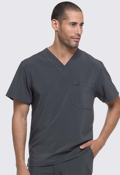 Men's V-Neck Top with chest pockets