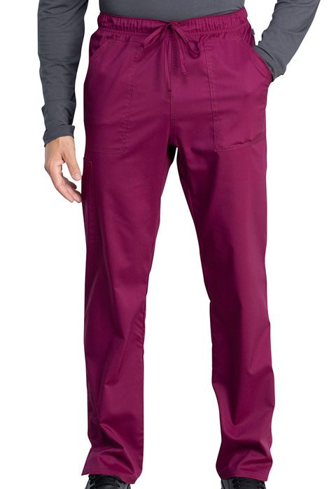 Unisex Mid Rise Straight Leg Pant