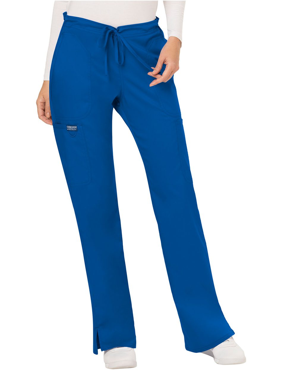 Mid Rise Moderate Flare Drawstring Pant in Regular